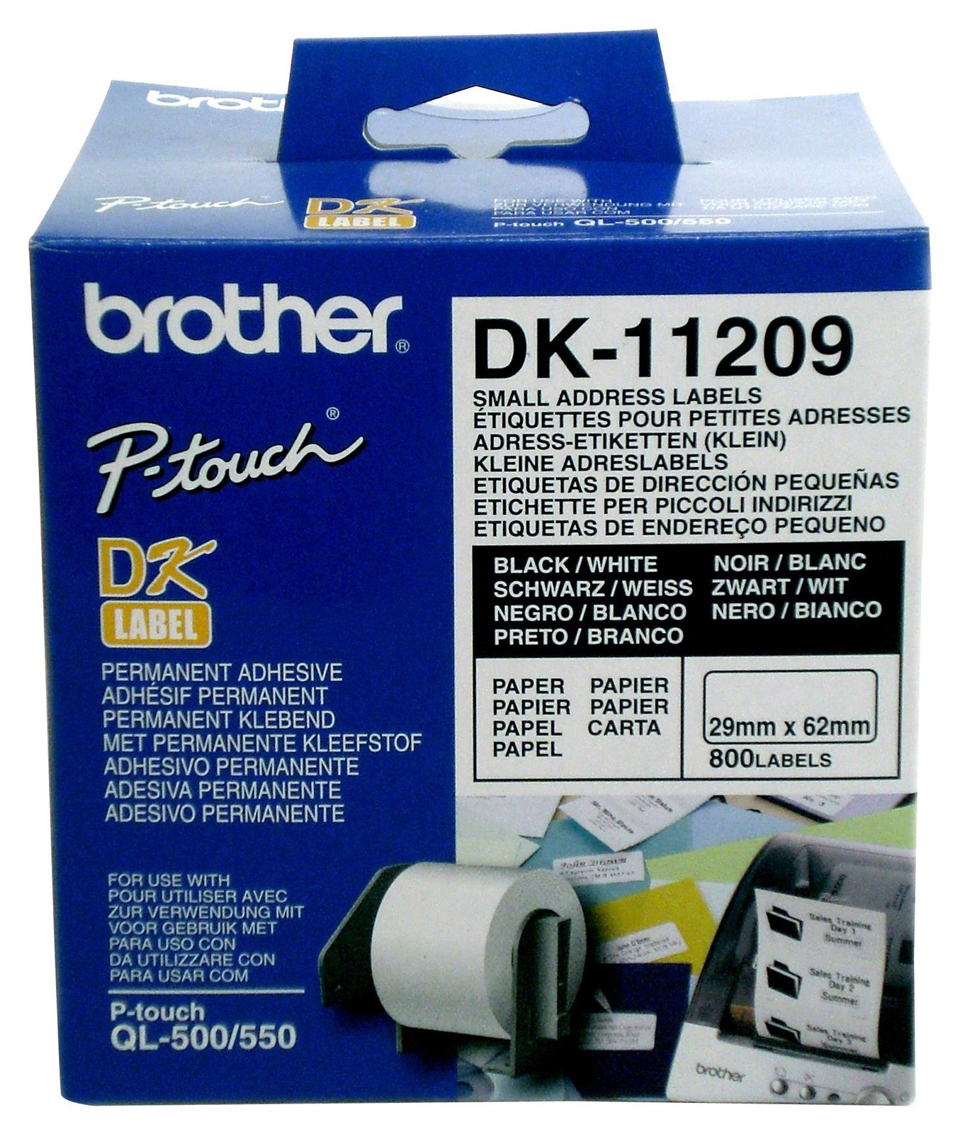 Brother Dk11209 Label, Small Address