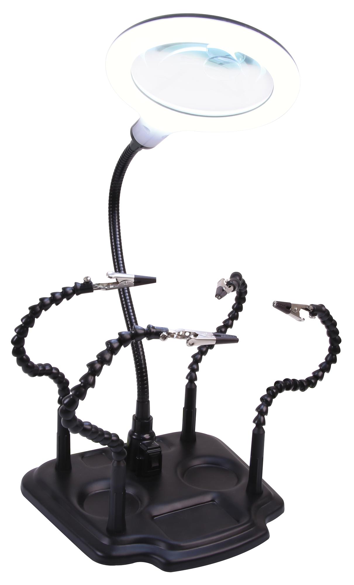 Duratool D03477 Helping Hand W/magnifying Lamp