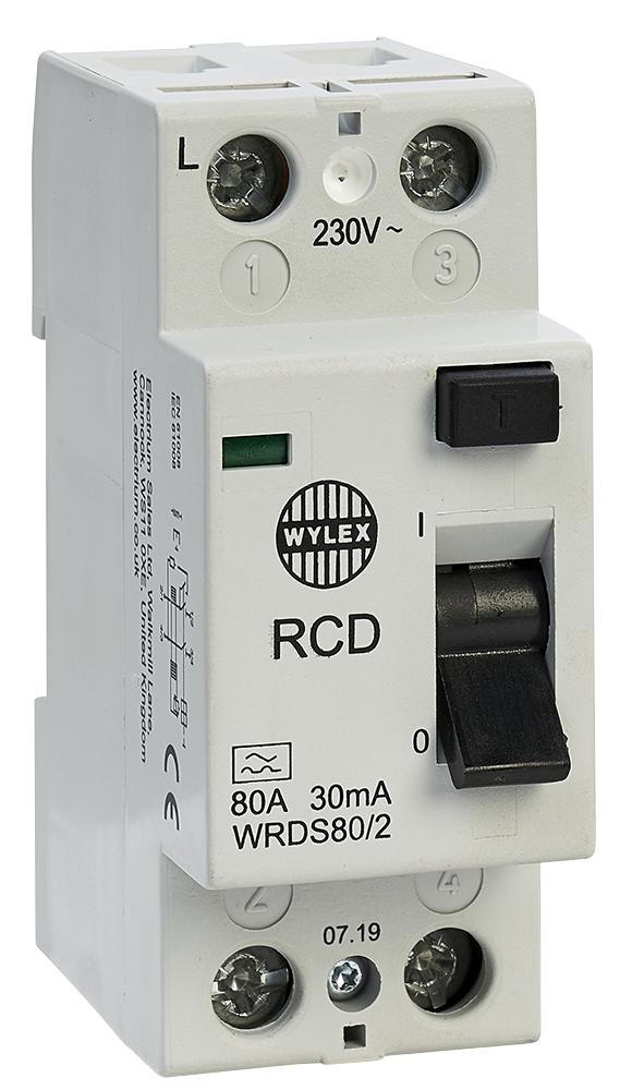 Wylex Wrds80/2 2P 30Ma 80A Dc Type A Rcd