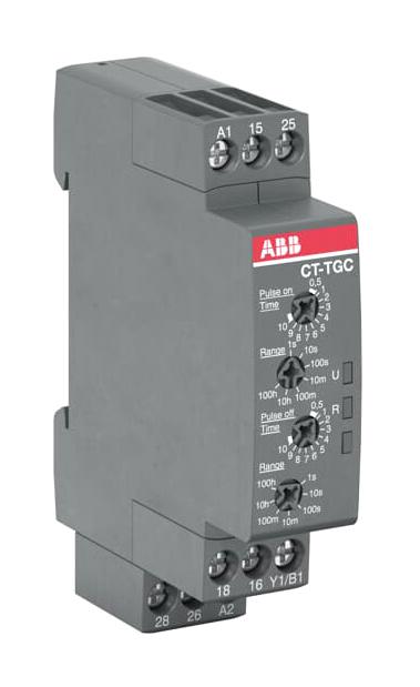 Abb 1Svr508160R0100 Time Relay, 0.05S-100H, Pulse Gen, Dpdt