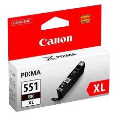 Canon Cli551Xlbk Ink Cartridge, Original, Black, Canon