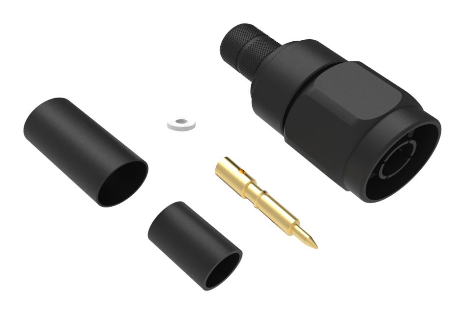 Amphenol RF 082-6642-Bc Rf Coax Connector, N Type, Plug, 50 Ohm