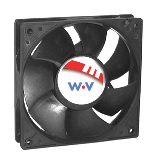 Wakefield Thermal Dc0602012J2B-2T0 Axial Fan, 60mm, 12Vdc, 13.5Cfm, 24Dba