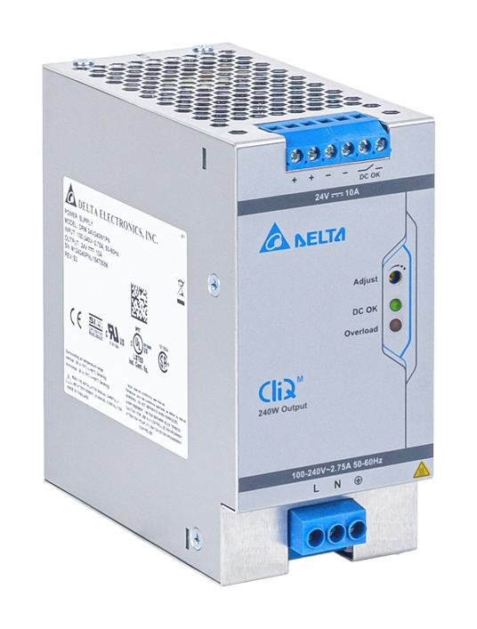 Delta Electronics/power Drm-24V240W1Pn Power Supply, Ac-Dc, 24V, 10A