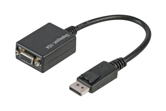 Multicomp Pro Dpv-15Cm Adapter, Displayport Plug- Vga Plug