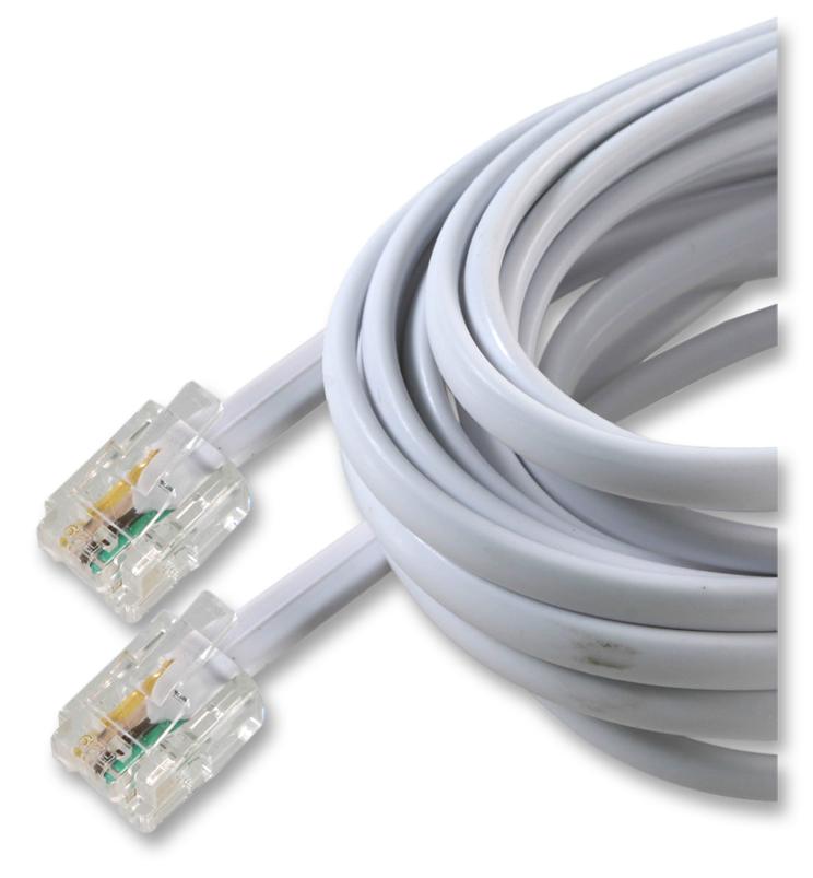 Pro Signal Bt-110 Telephone Cable, Rj11 Plug-Plug, 10M