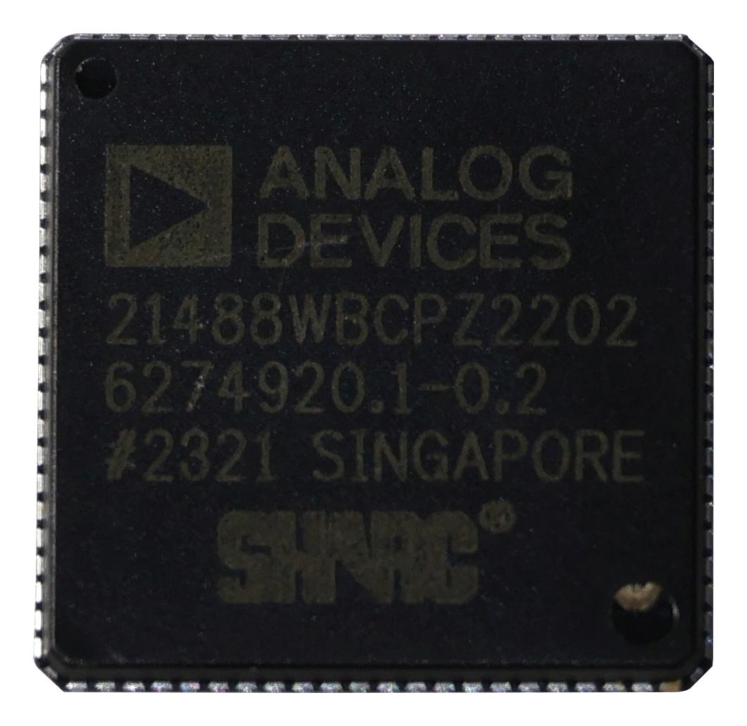 Analog Devices Ad21488Wbcpz2202 Audio Processor, 300Mhz, 16I/o, Lfcsp