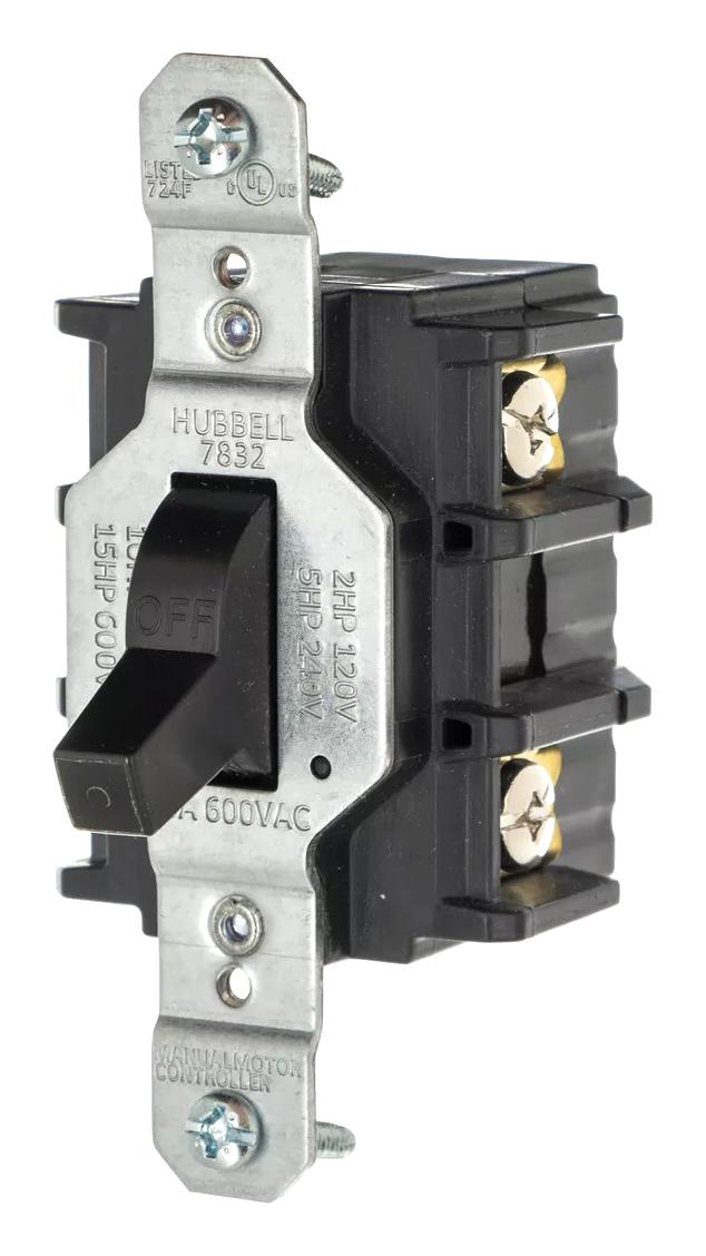 Hubbell Wiring Devices Hbl7832S Switch Disconnector, 3 Pole, 30A, 600Vac