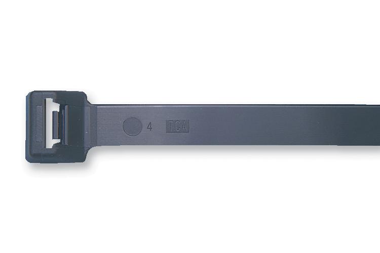 HellermannTyton 111-01625 Cable Tie, Black, 179mm, Pk100