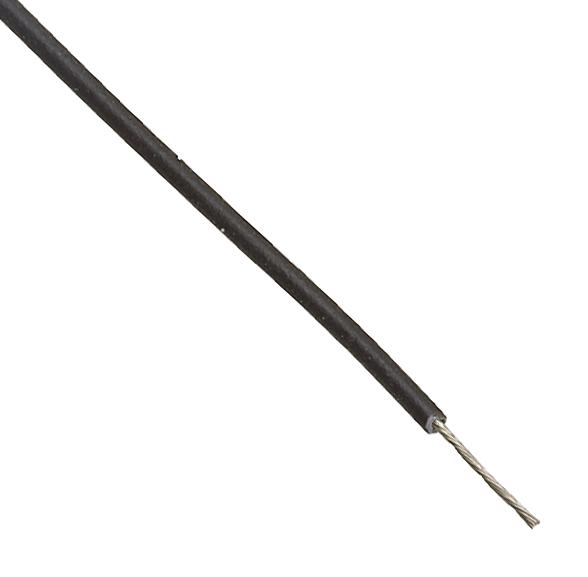Alpha Wire 1551 Bk001 Wire, 22Awg, Black, Pvc, 304.8M