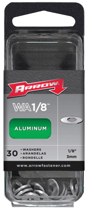 Arrow Fastener Wa1/8 1/8In Alum Pop Rivet Washer (30), Pk30