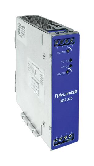 TDK-Lambda Dda325N-D2Pn-1212-001 Dc/dc Converter, 2 O/p, 250W