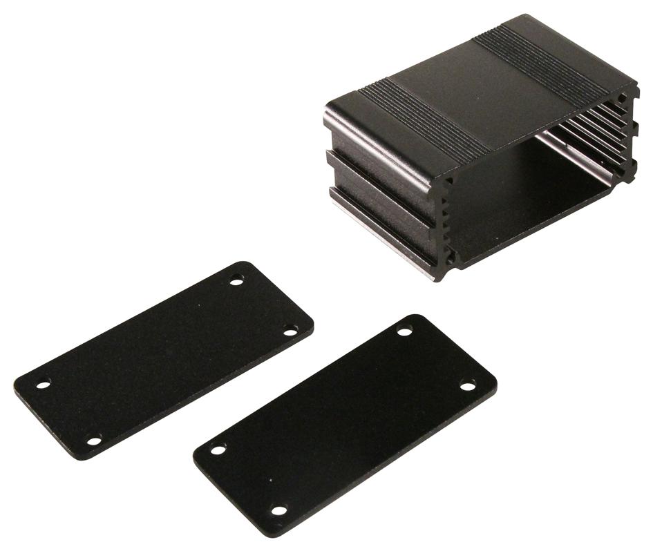 Box Enclosures B1-040Bk Case, Aluminium, Black, 64X30X40mm
