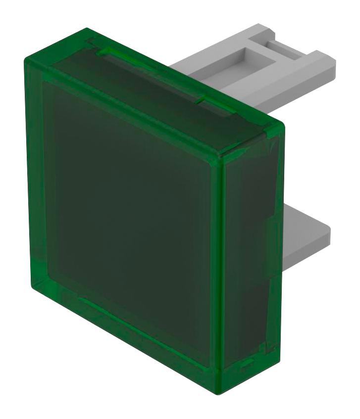 EAO 31-951.5 Lens, Switch, Square, Green, Flush