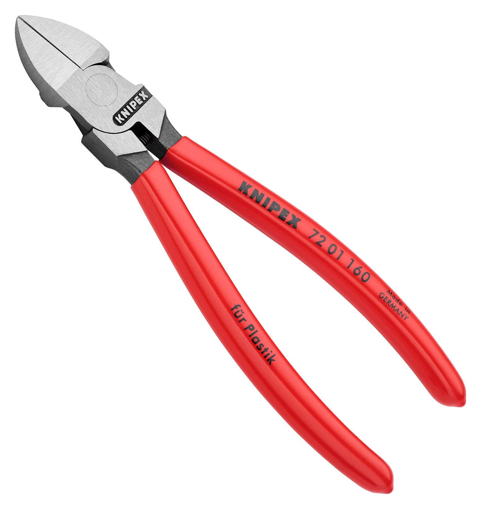 Knipex 72 01 160 Cutter, For Plastic, 160mm