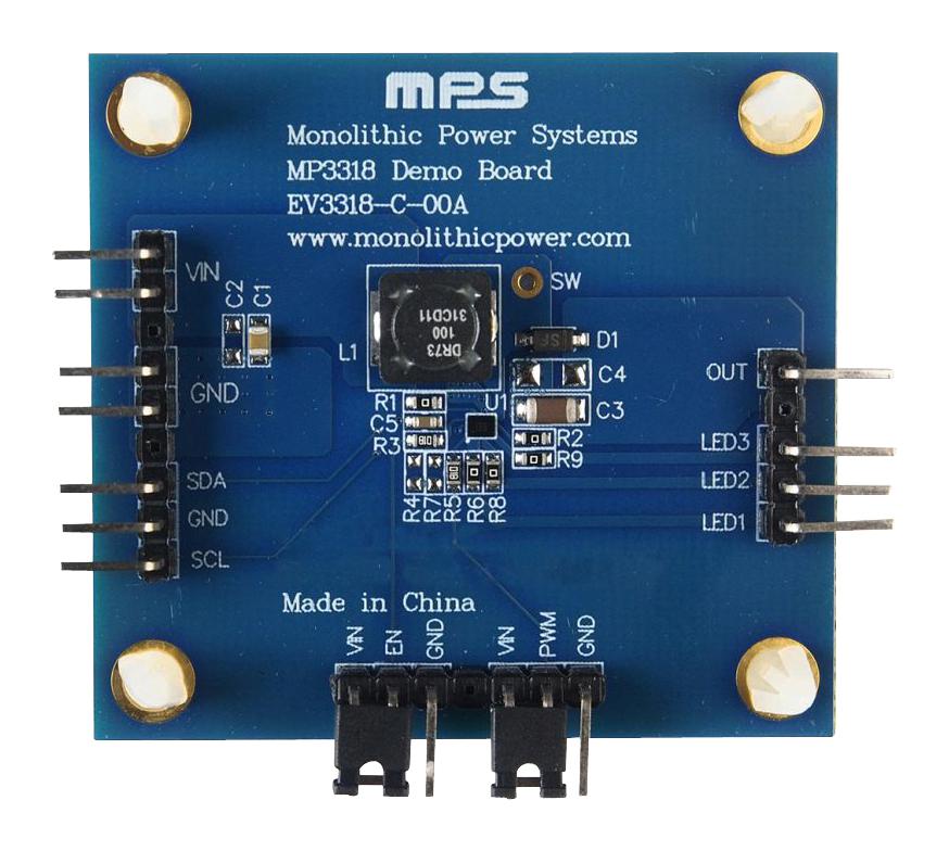 Monolithic Power Systems (Mps) Ev3318-C-00A Evaluation Board, Boost Led Driver
