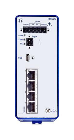 Hirschmann Brs20-4Tx Ethernet Switch, Rj45 X 4, Din Rail