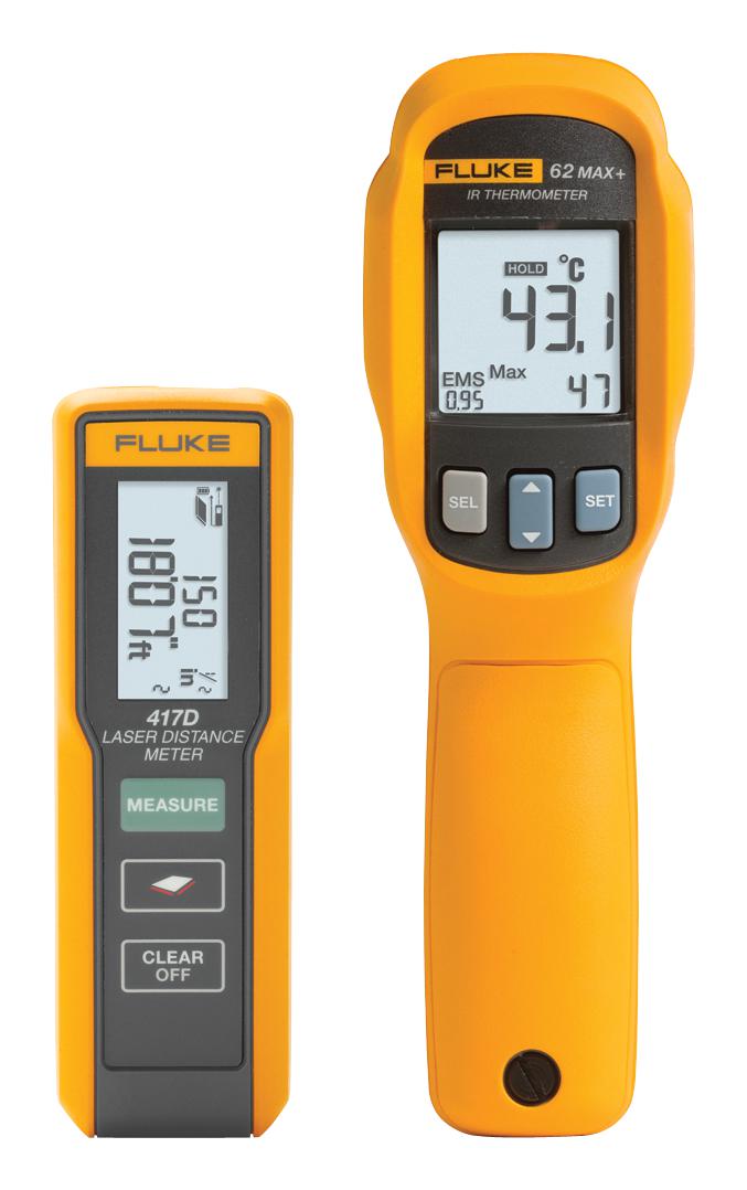 Fluke Fluke-417D + 62Max+ Kit Laser Distance Meter/thermometer Kit