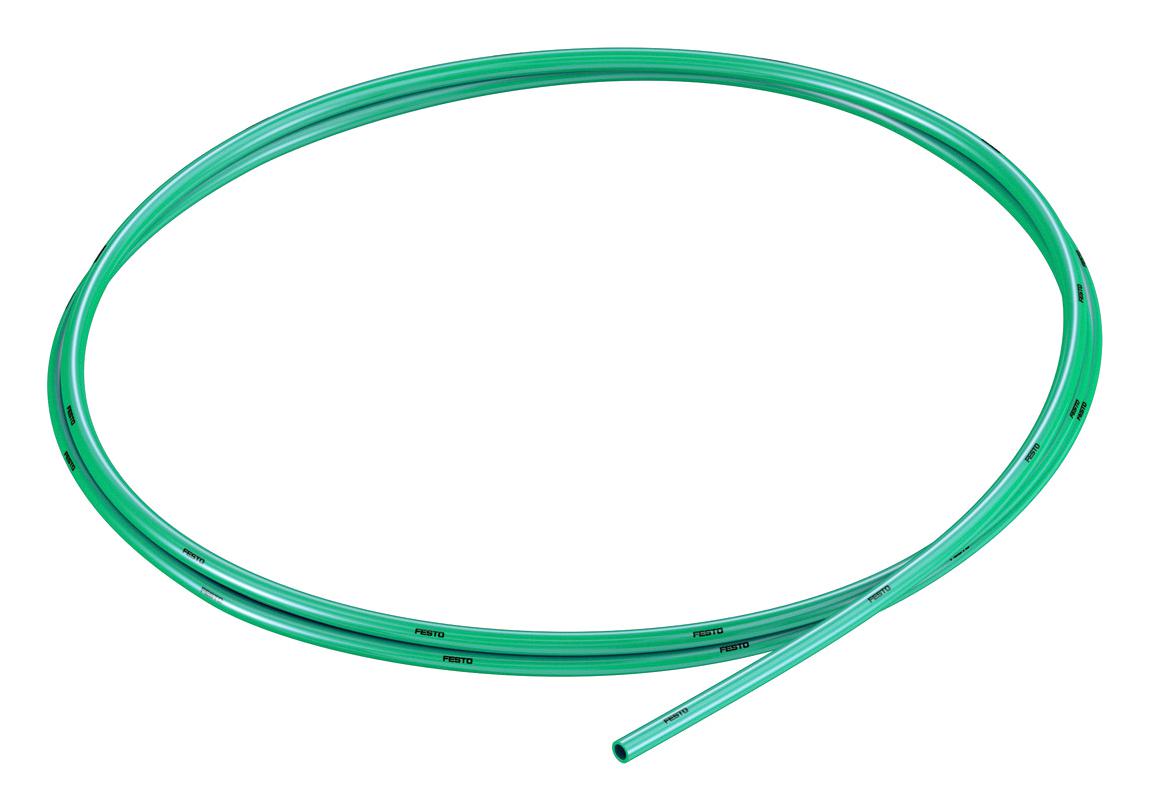 Festo Pun-H-3X0,5-Gn Plastic Tubing, 10Bar, Pu, 50M, Green