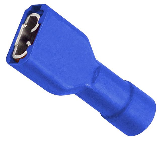 Multicomp Pro Mc29397 Terminal, Female DisConnectorect, 0.187In, Crimp, Blue