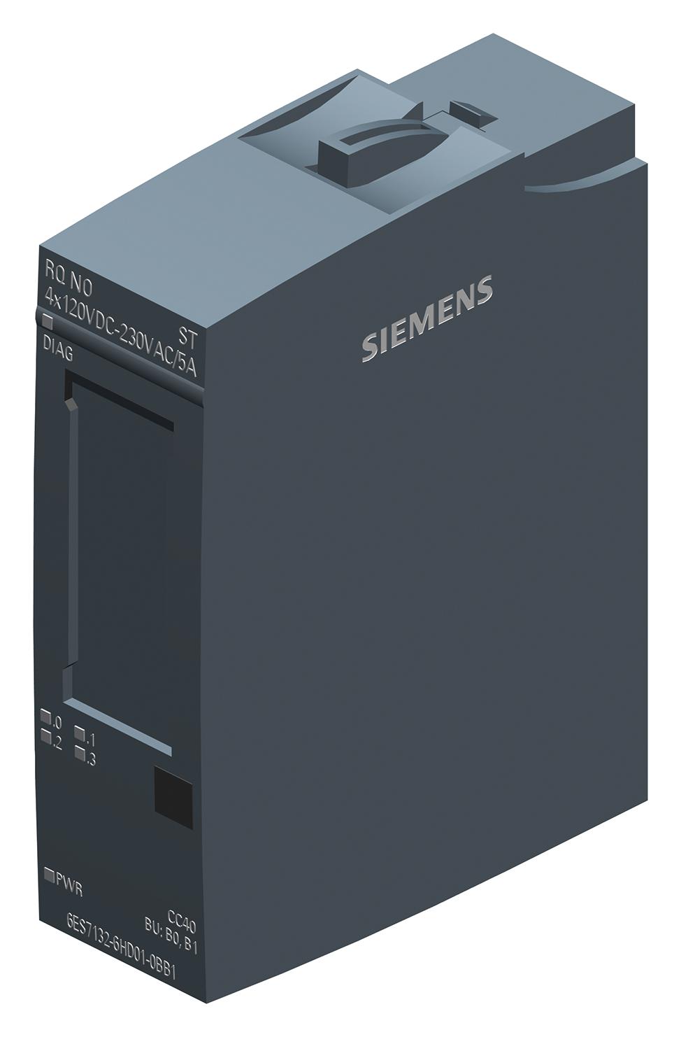 Siemens 6Es7132-6Hd01-0Bb1. Relay Module, 20A, 230Vac, 4 Digial O/p