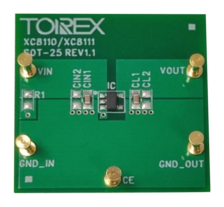 Torex Xc8111Aa01M-Evb-01 Evaluation Board, Load Switch