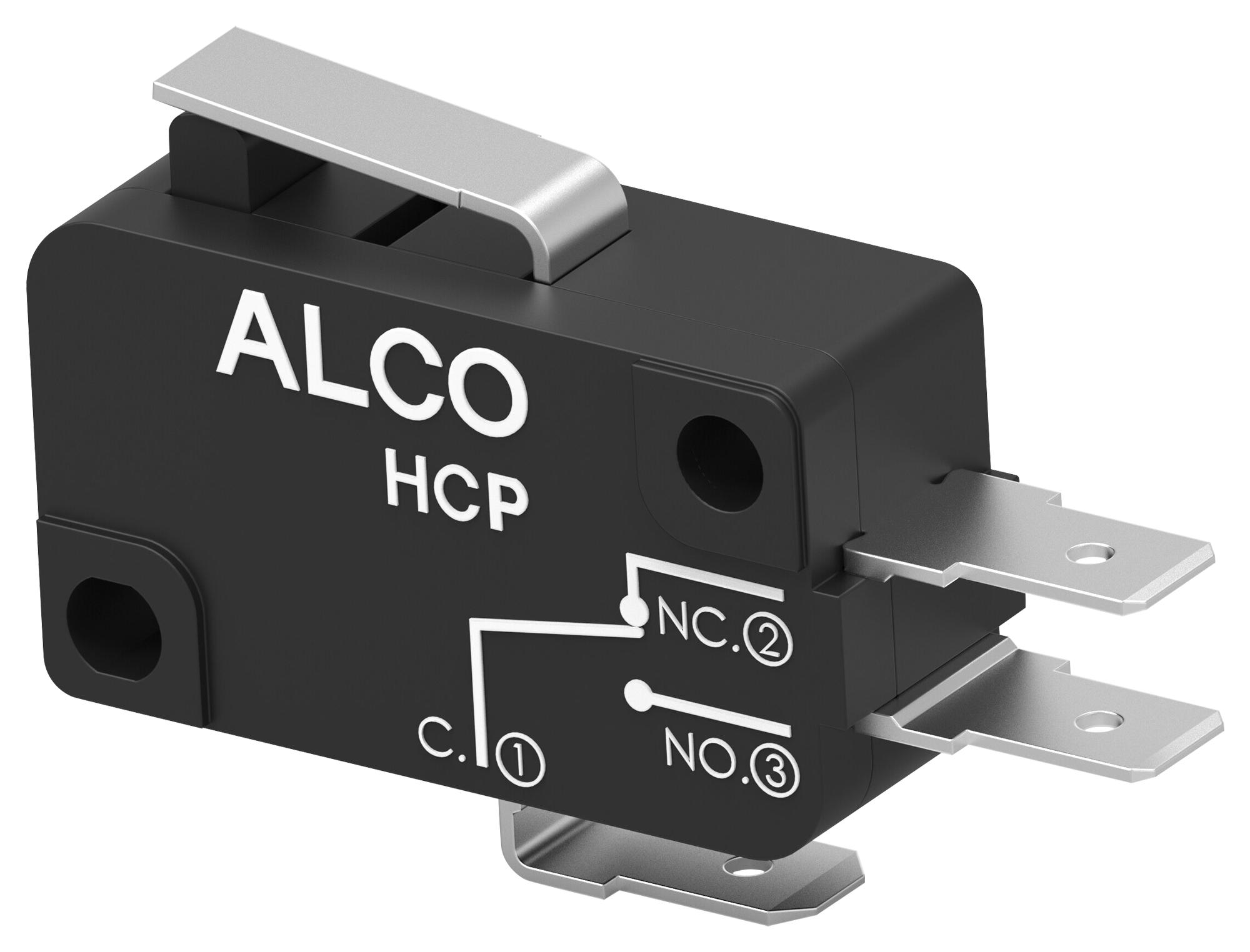 Alcoswitch / Te Connectivity Hcp10Dtd1S04. Microswitch, Spdt, 10A, 250Vac