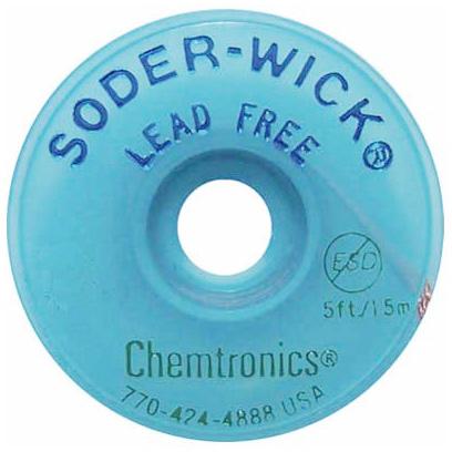 Itw Chemtronics 40-4-5 Braid, Desoldering, Lead Free Sd, 5Ft