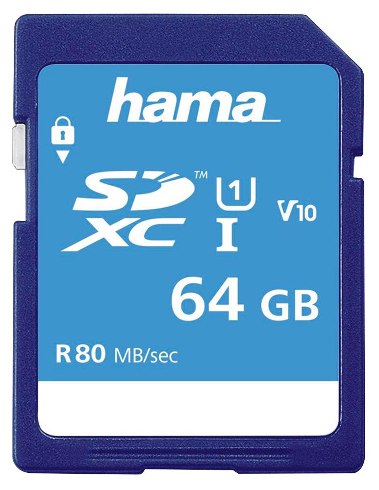 Hama 00124136 64Gb C10 Uhs-I Sdhc, 80Mb/s