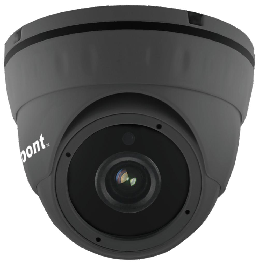 Blupont Sc-1080P-Dg-Stv-Bes Dome Camera, 1080P, Grey
