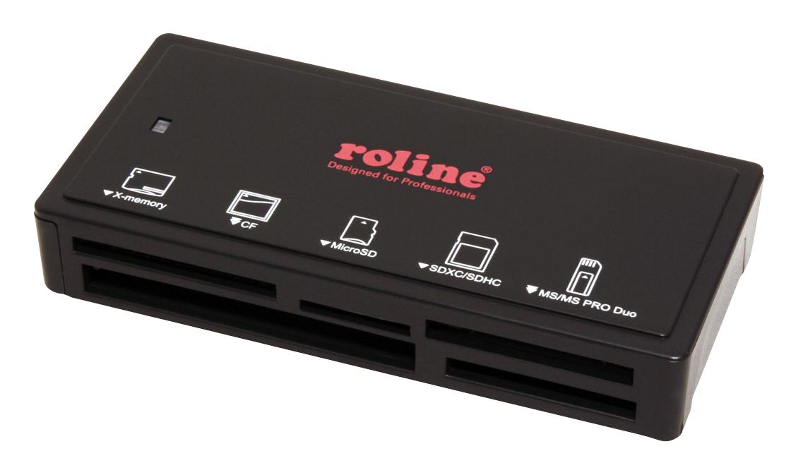 Roline 15.08.6248 Multi Card Reader, Usb 3.2 Gen 1, Black
