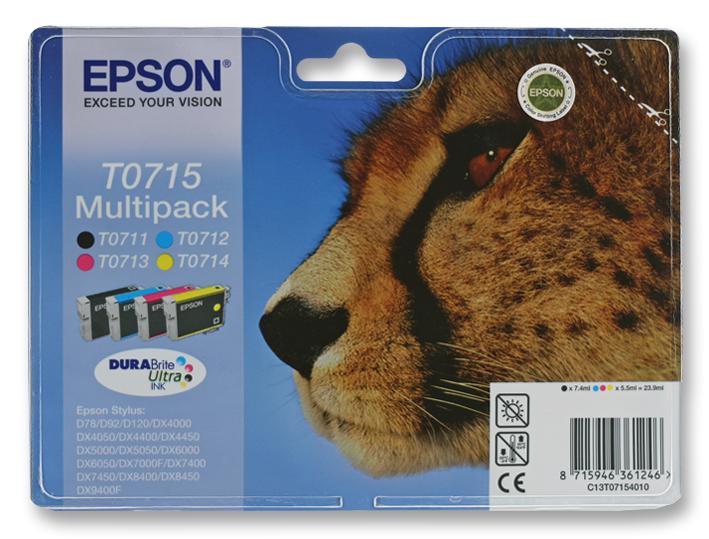 Epson T0715 Ink Cartridge,multipack,epson,t0715