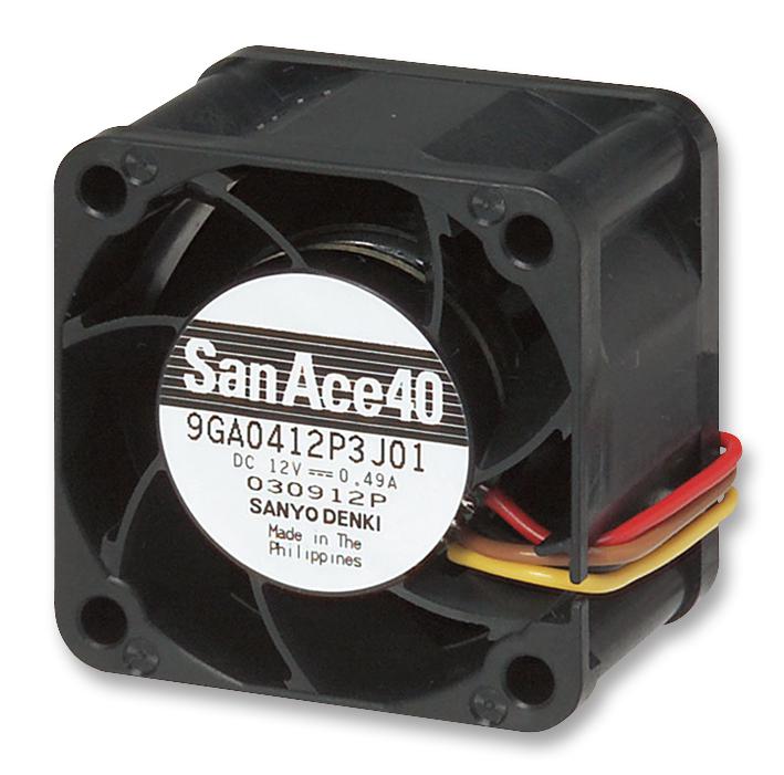 Sanyo Denki 9Ga0412P3J01 Fan, Low Power, 40X28mm, 12V