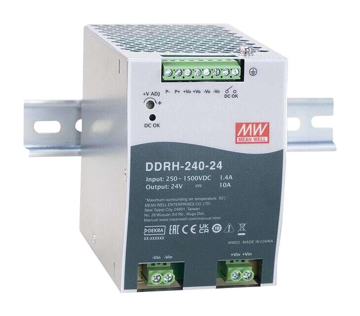 MEAN WELL Ddrh-240-24 Dc-Dc Converter, 24V, 10A