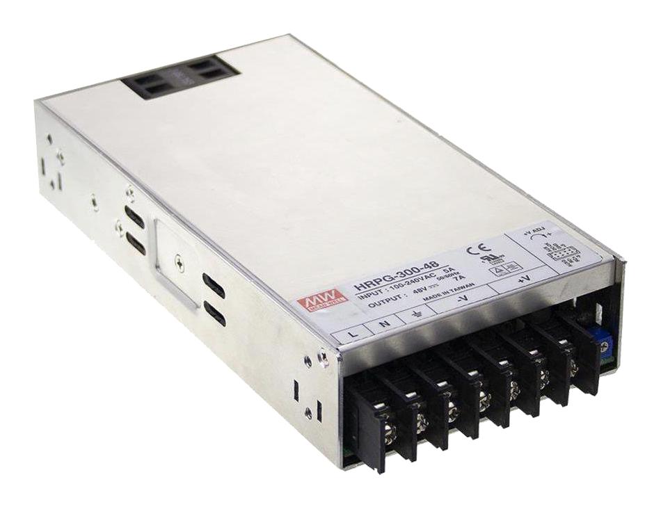 MEAN WELL Hrp-300-7.5 Power Supply, Ac-Dc, 7.5V, 40A