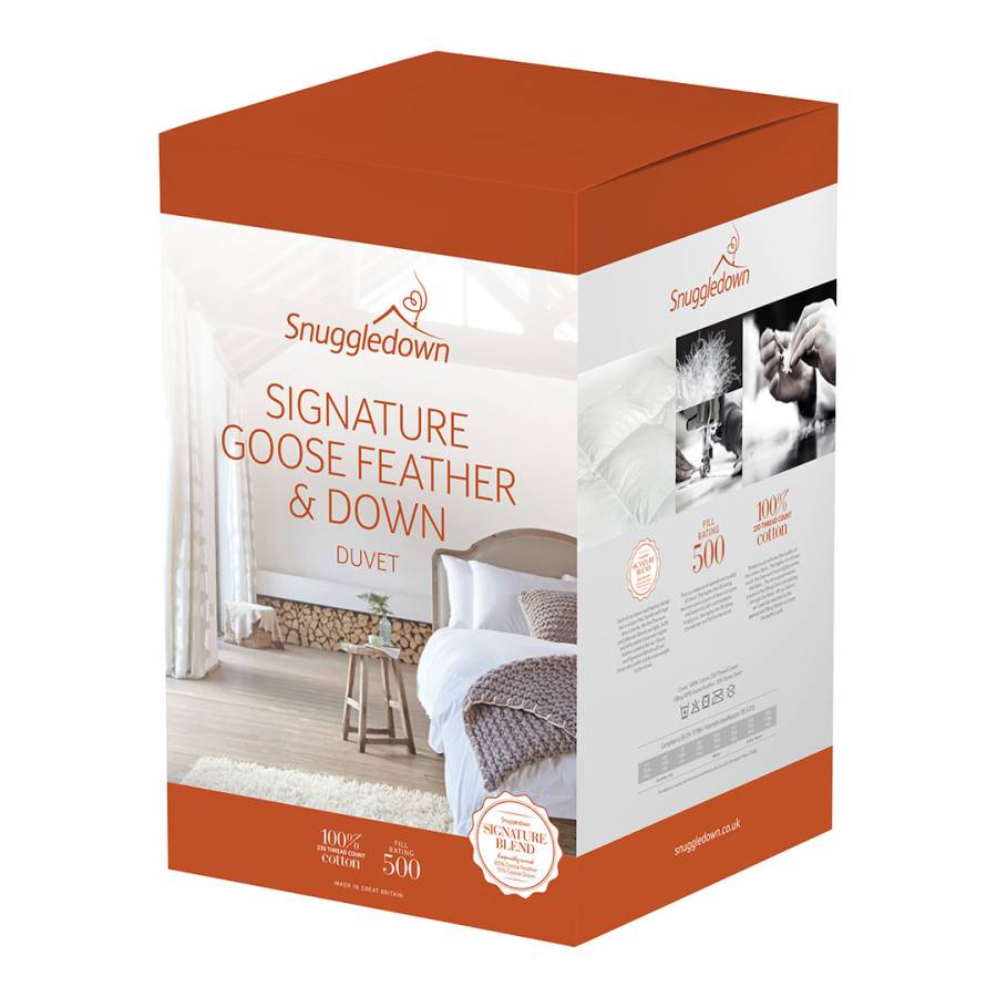 Goose Feather & Down All Season Duvet 13.5 Tog Double