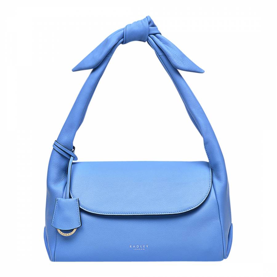 Light Blue Cranwell Close Medium Flapover Shoulder Bag