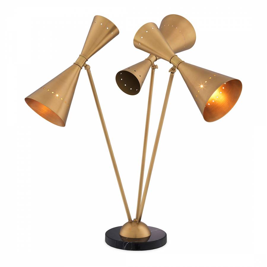 Omnia Table Lamp Antique Brass
