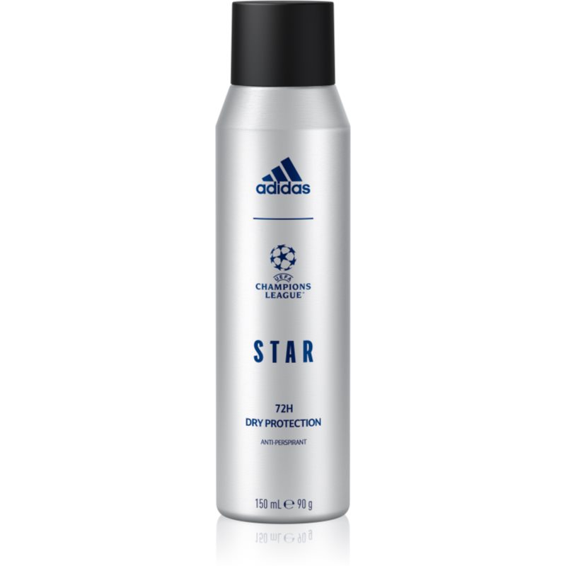 Adidas UEFA Champions League Star antiperspirant spray 72h for men 150 ml