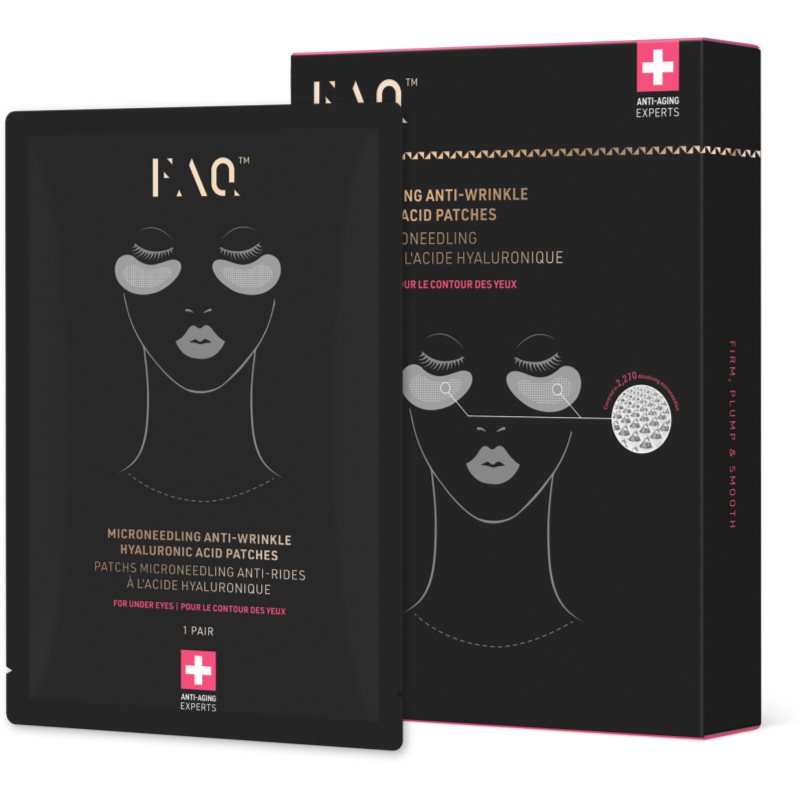 FOREO FAQ™ Microneedling Anti-Wrinkle anti-wrinkle undereye plaster with hyaluronic acid 3x2 pc