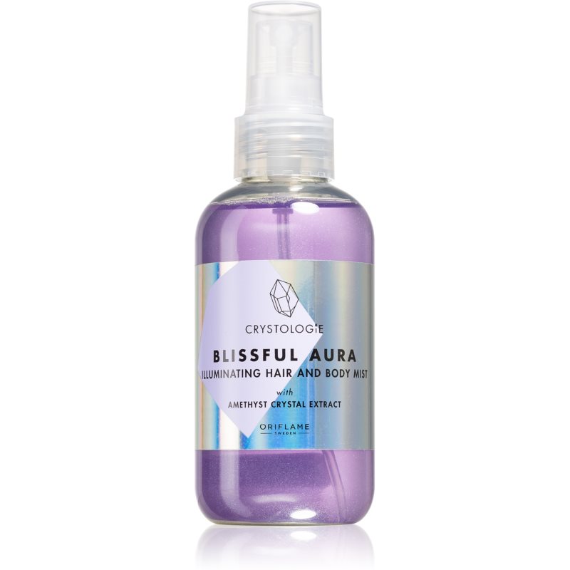 Oriflame Crystologie Blissful Aura Perfumed Body and Hair Mist with Glitter 150 ml