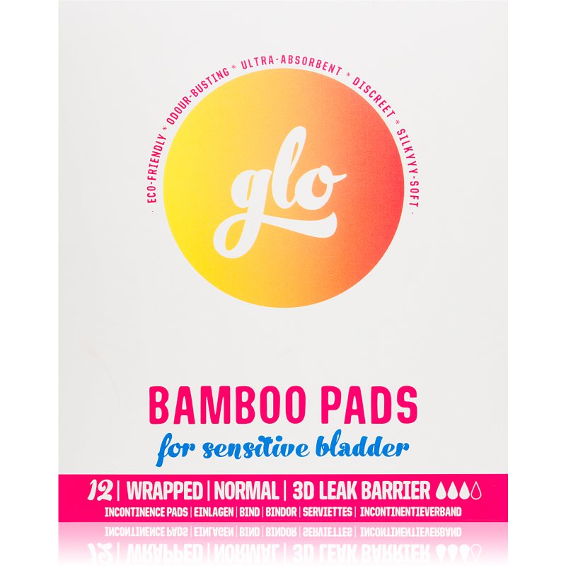 FLO GLO Bamboo Normal incontinence pads 12 pc
