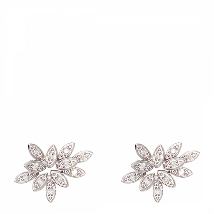 Silver Bouquet Earrings