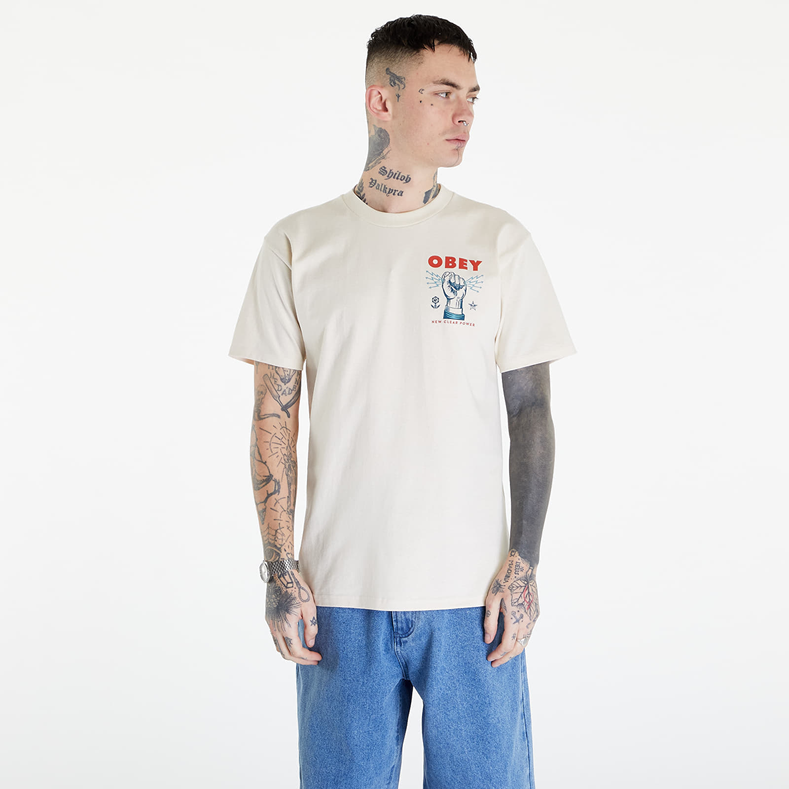 Obey - New Clear Power Cream - T-Shirt