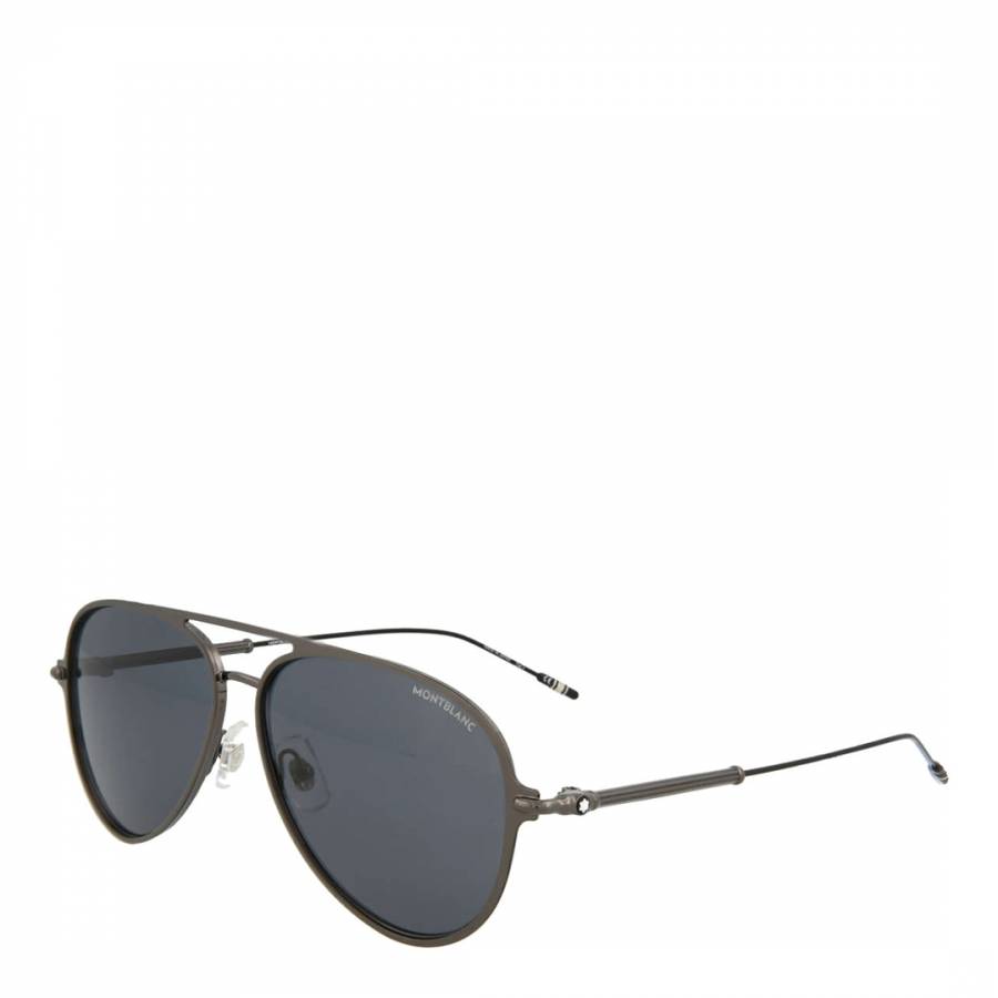 Mens Montblanc Grey Sunglasses  59mm
