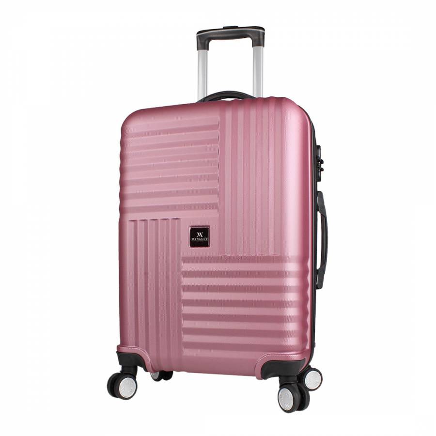 Rose Gold PLEO Medium Suitcase