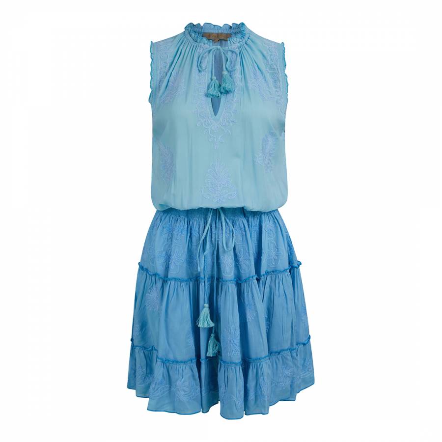 Blue Celon Dress