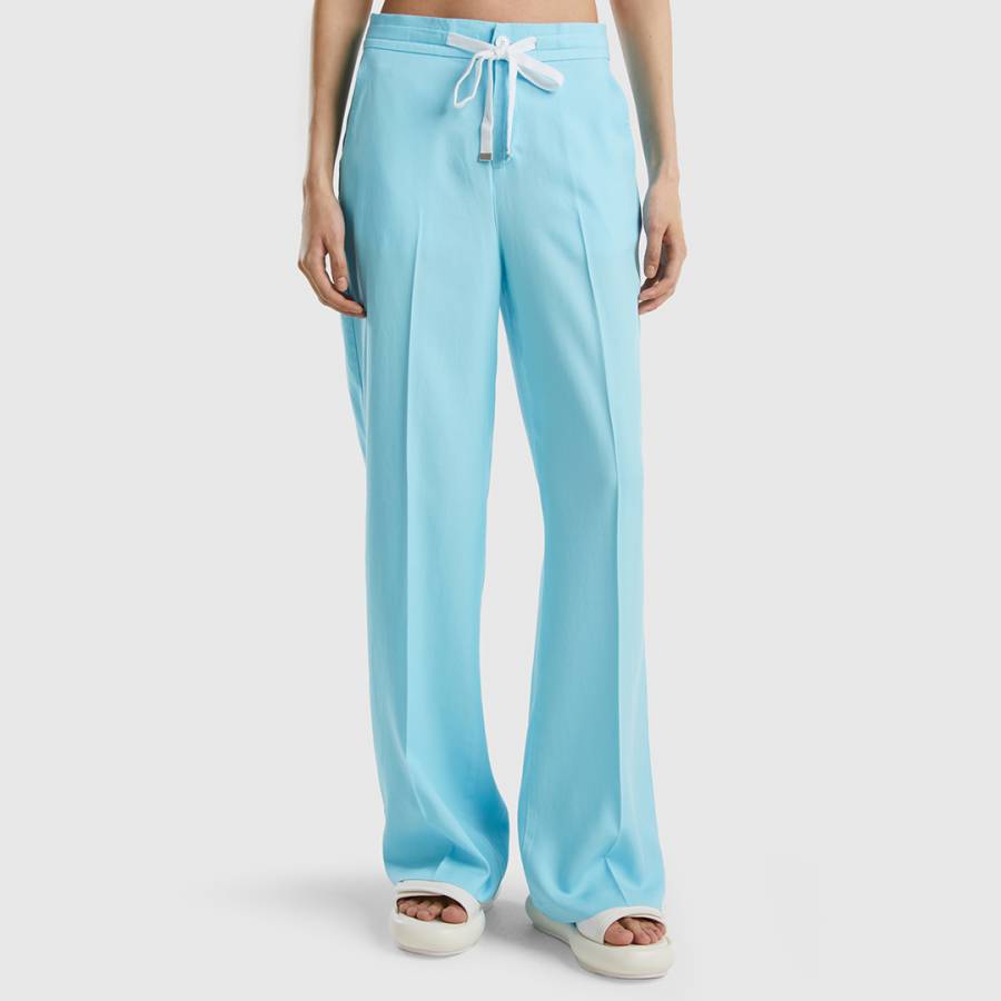 Light Blue Relaxed Trousers