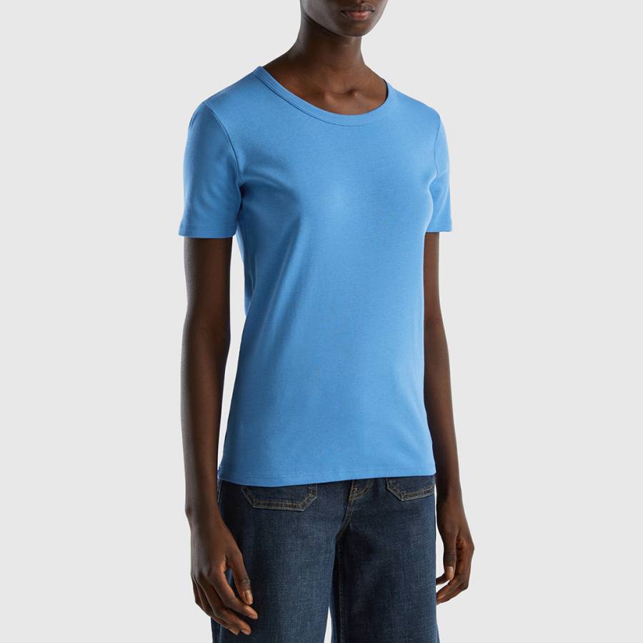 Blue Crew Cotton T-Shirt
