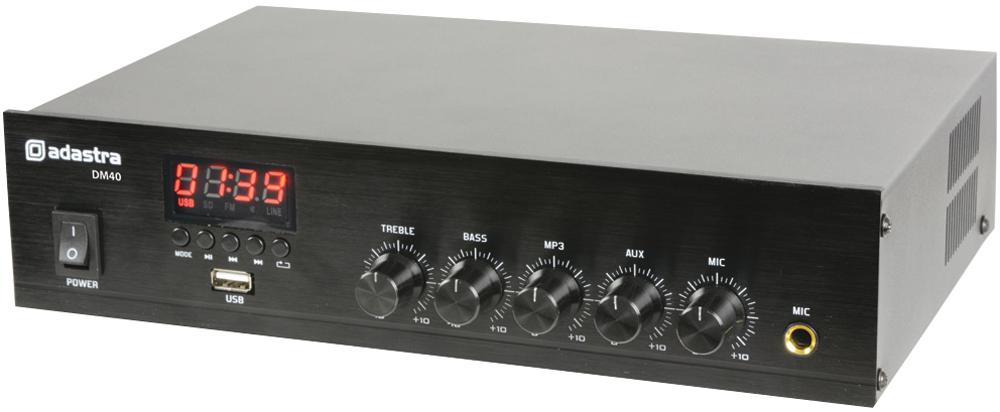 Adastra Dm40 Digital 100V Mixer Amp